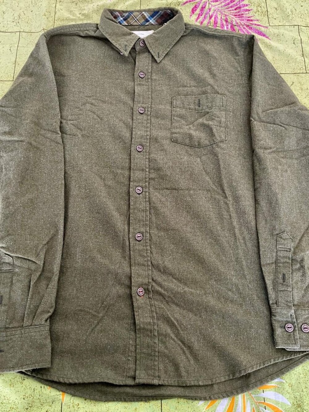 Original Weatherproof Vintage Cotton-blend Long Sleeve Shirt